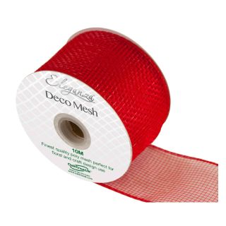 eleganza-red-deco-mesh-63mm