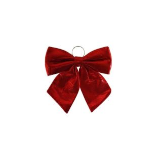 Red Satin Bow 34cm
