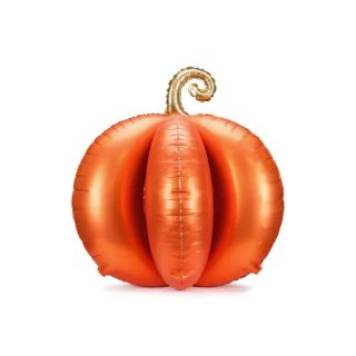 Pumpkin 3D Orange Standing Foil Balloon 90x90 cm