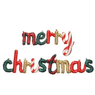 Merry Christmas Foil Balloon Banner 43x25cm