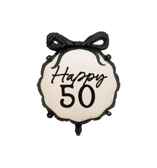 18inch-happy-50-black-bow-foil-balloon-party-deco
