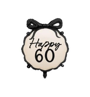 18inch-happy-60-black-bow-foil-balloon-party-deco