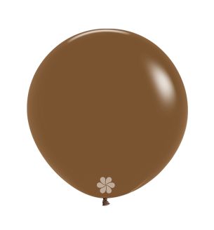 24" Sempertex Fashion Mocha 070 Latex Balloons 3ct