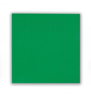 Napkins Emerald Green Oaktree 13" 16ct