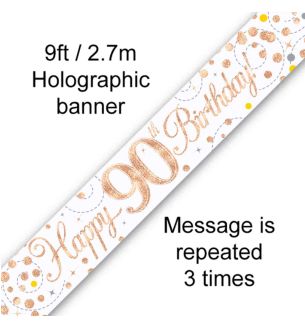 banner-sparkling-90th-birthday-rose-gold-holographic.jpg