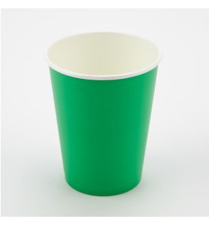 Paper Cups Emerald Green Oaktree 9oz 8ct