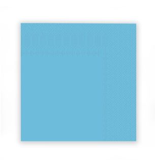 Napkins Light Blue Oaktree 13" 16ct