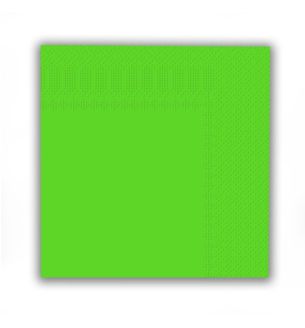 Napkins Lime Green Oaktree 13" 16ct