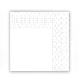 Napkins White Oaktree 13" 16ct
